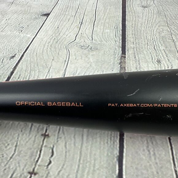 Used Axe Bat Strato Baseball Bat Flair Knob 31/23 Blk/Org 2 5/8 L139K - Picture 5 of 13